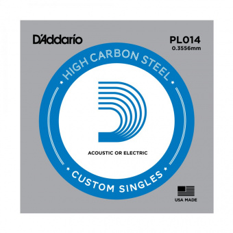 PL014 Plain Steel Отдельная струна D'Addario